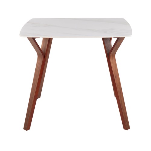 Walnut white marble - &,