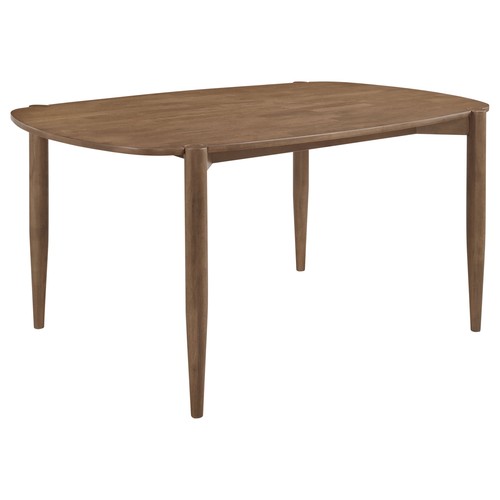 Midcentury oval dining table - midcentury,