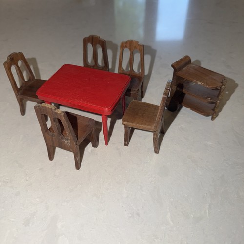 Strombecker dollhouse dining - dollhouse,
